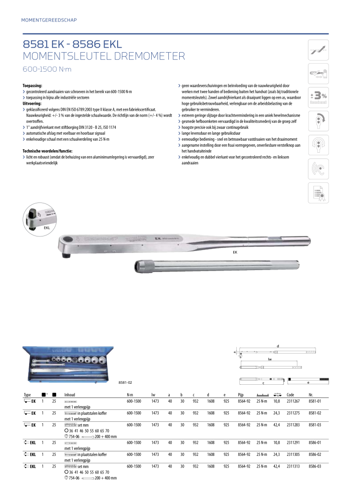 GEDORE Algemene catalogus NO.: 2110 - Page 278