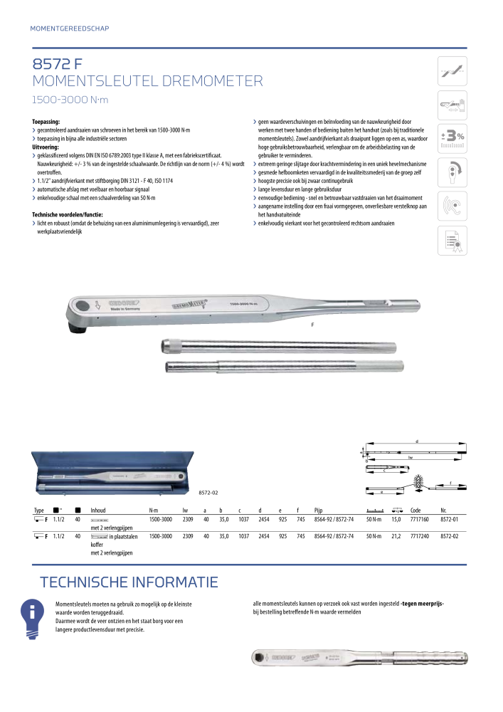 GEDORE Algemene catalogus NR.: 2110 - Pagina 280