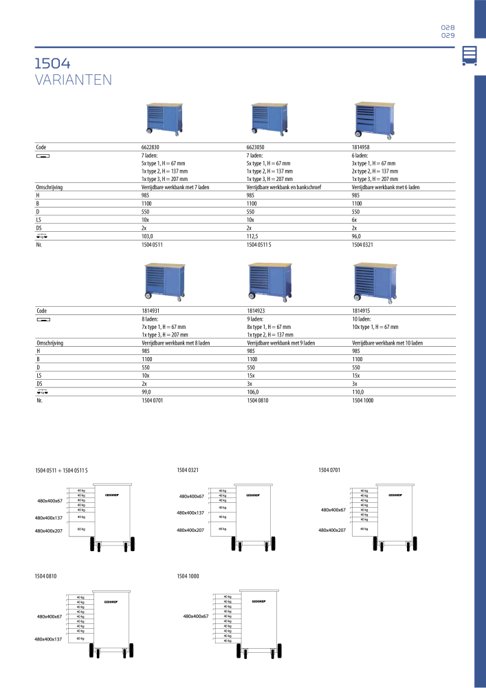 GEDORE Algemene catalogus NO.: 2110 - Page 29