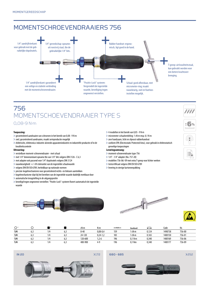 GEDORE Algemene catalogus NR.: 2110 - Seite 302