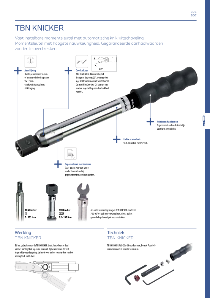 GEDORE Algemene catalogus NO.: 2110 - Page 307