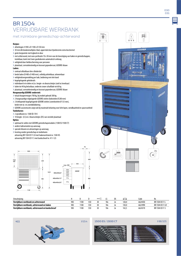 GEDORE Algemene catalogus NO.: 2110 - Page 31