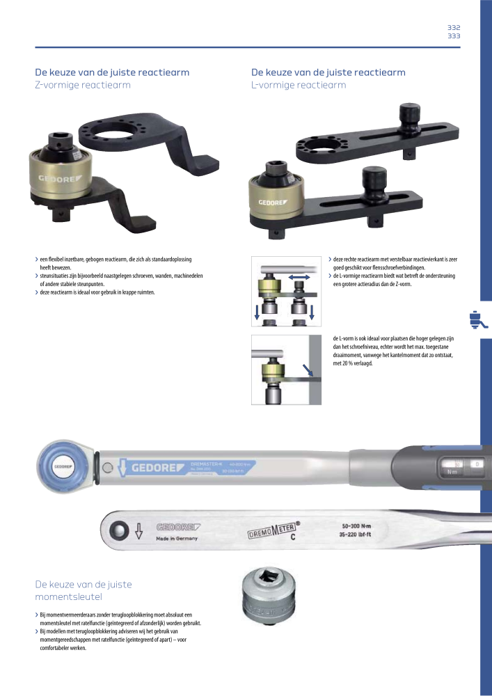 GEDORE Algemene catalogus Nº: 2110 - Página 333