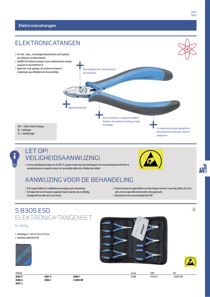 GEDORE Algemene catalogus NR.: 2110 - Pagina 383