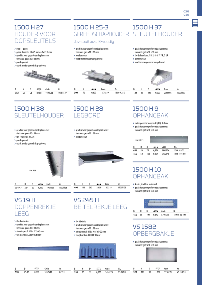 GEDORE Algemene catalogus NR.: 2110 - Seite 39