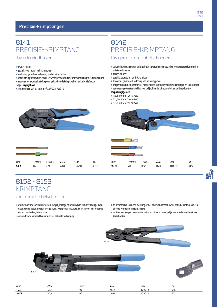 GEDORE Algemene catalogus NR.: 2110 - Pagina 393