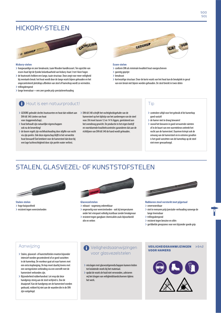 GEDORE Algemene catalogus NO.: 2110 - Page 501