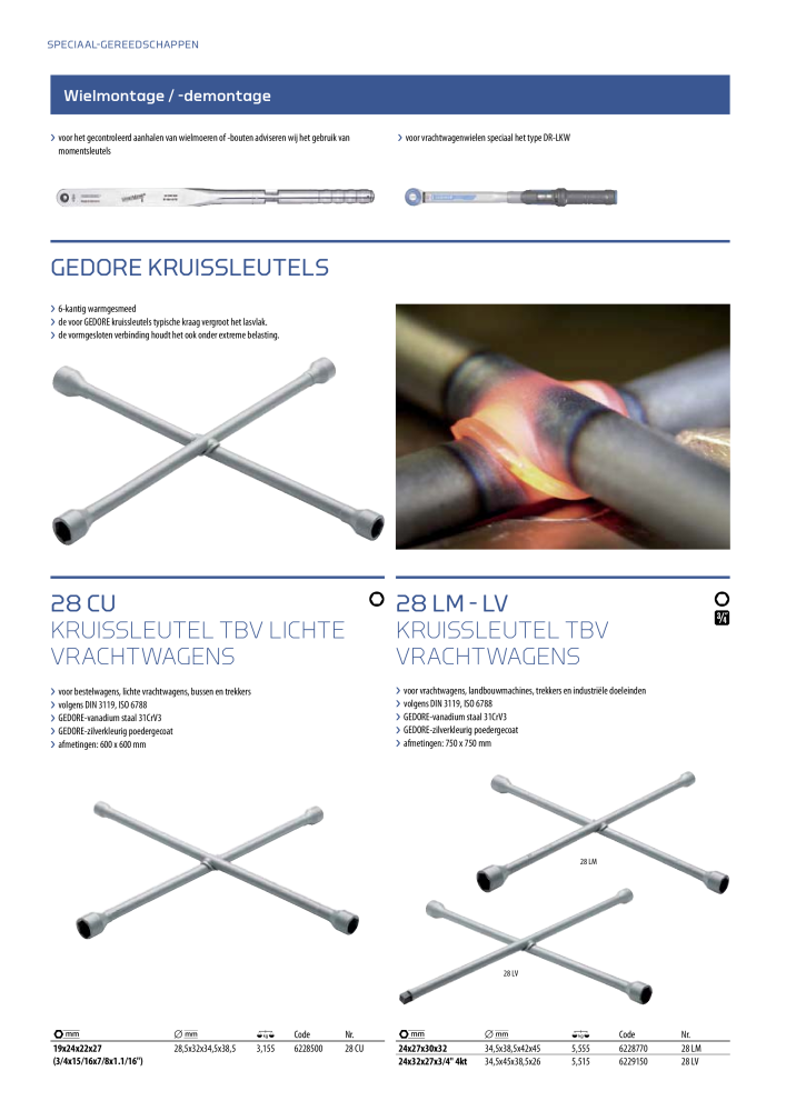 GEDORE Algemene catalogus Nº: 2110 - Página 534