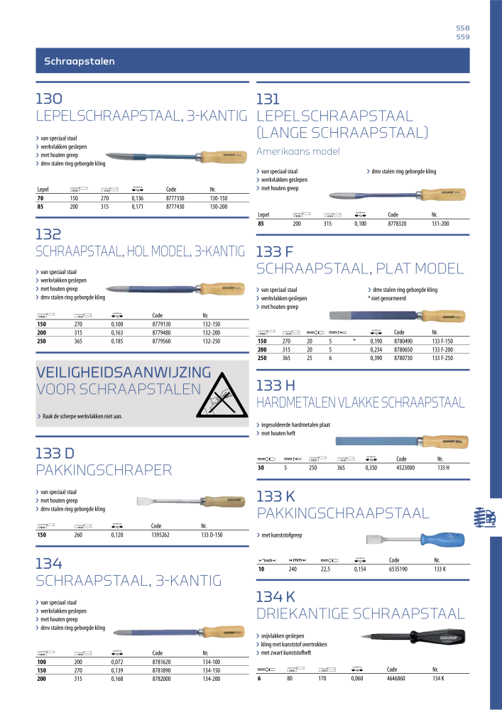 GEDORE Algemene catalogus NR.: 2110 - Pagina 559