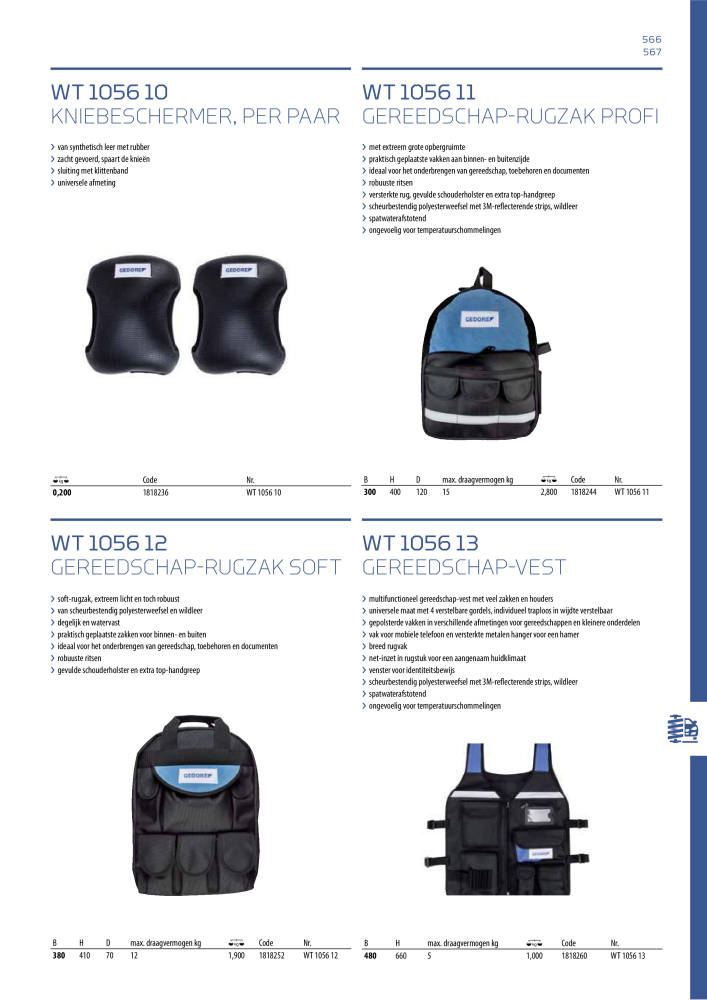 GEDORE Algemene catalogus NR.: 2110 - Seite 567