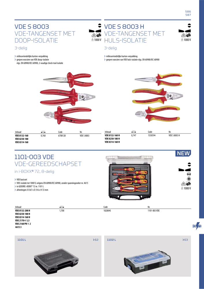 GEDORE Algemene catalogus NO.: 2110 - Page 587