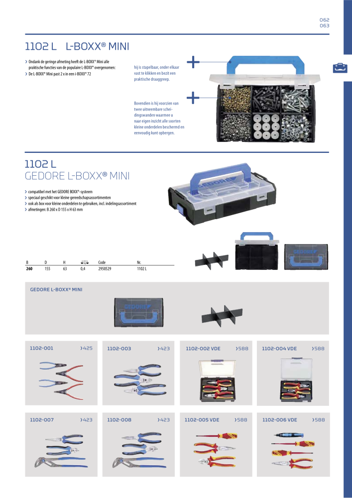 GEDORE Algemene catalogus NR.: 2110 - Seite 63
