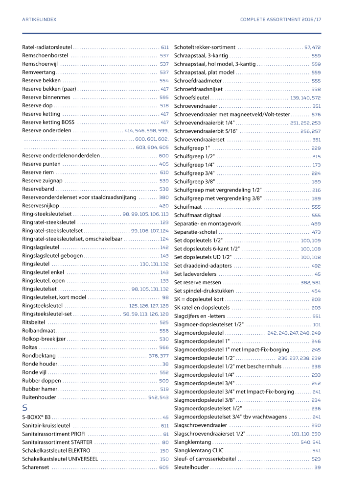 GEDORE Algemene catalogus NO.: 2110 - Page 660