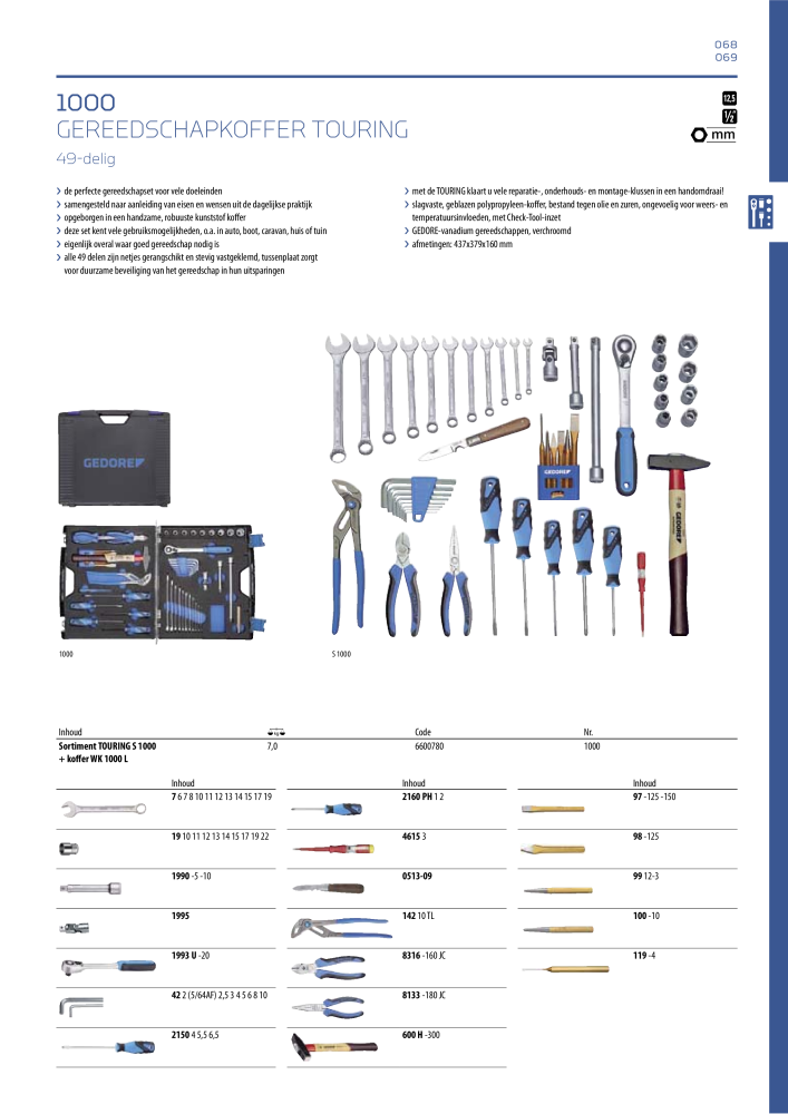 GEDORE Algemene catalogus NO.: 2110 - Page 69