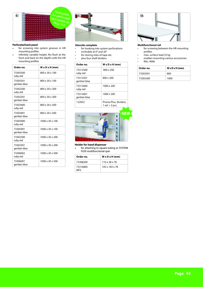 Rocholz - Ergonomic packing and workplace systems NO.: 21102 - Page 65