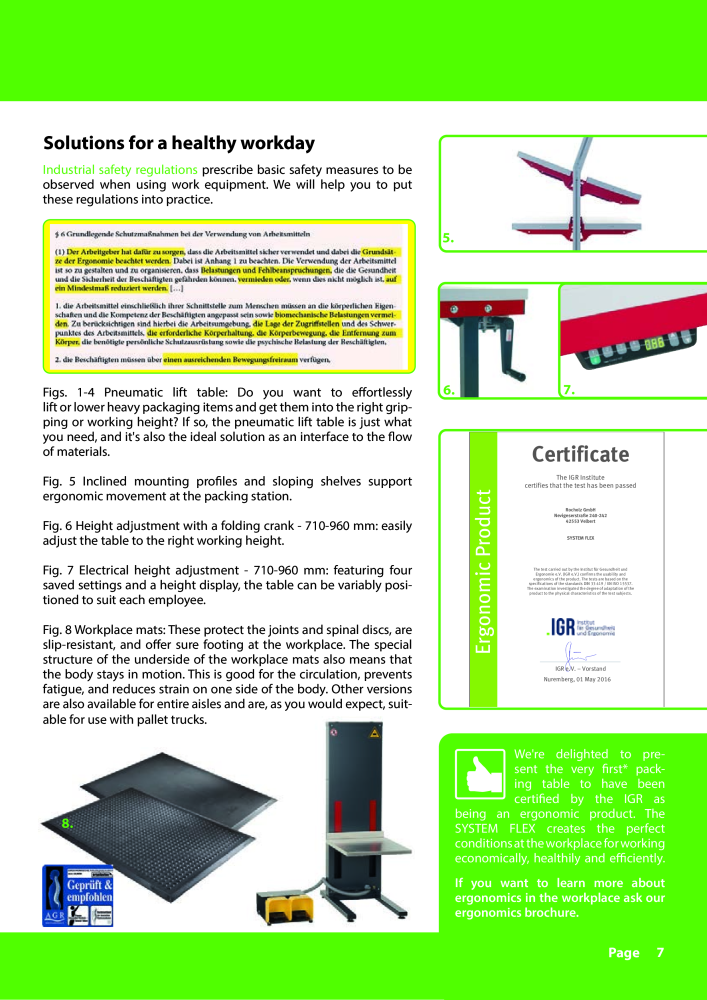 Rocholz - Ergonomic packing and workplace systems NO.: 21102 - Page 7