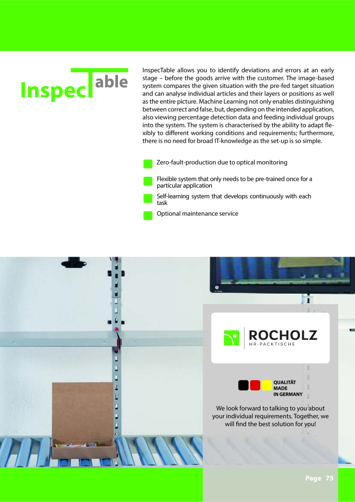 Rocholz - Ergonomic packing and workplace systems NR.: 21102 - Seite 75