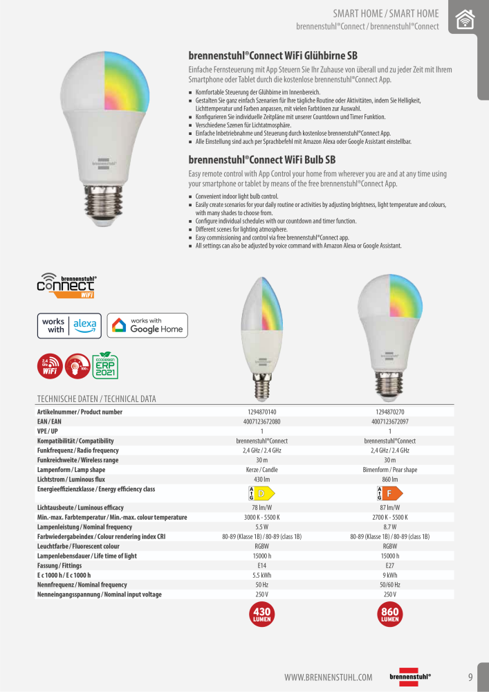 brennenstuhl Connect Prospekt NR.: 21128 - Seite 9