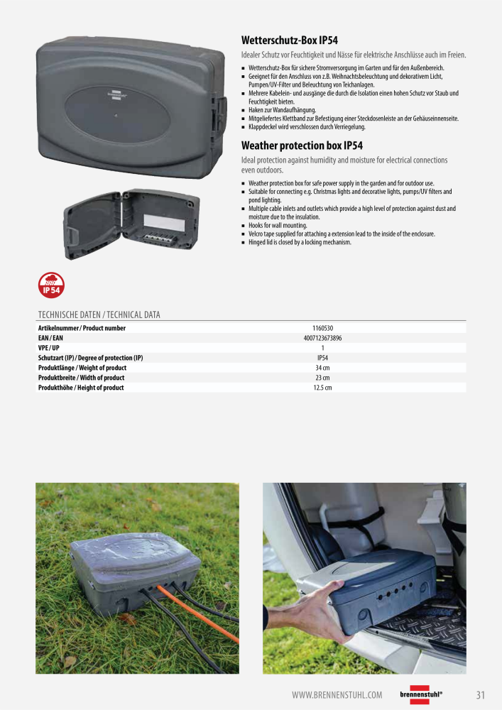 brennenstuhl Camping Katalog NO.: 21129 - Page 31