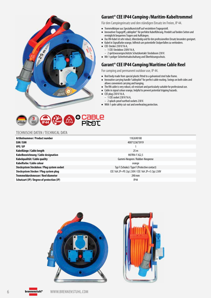 brennenstuhl Camping Katalog NO.: 21129 - Page 6