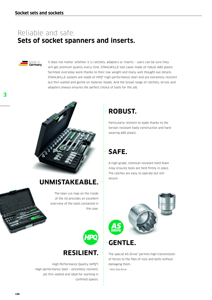 STAHLWILLE Main catalog Hand tools NR.: 2113 - Side 110