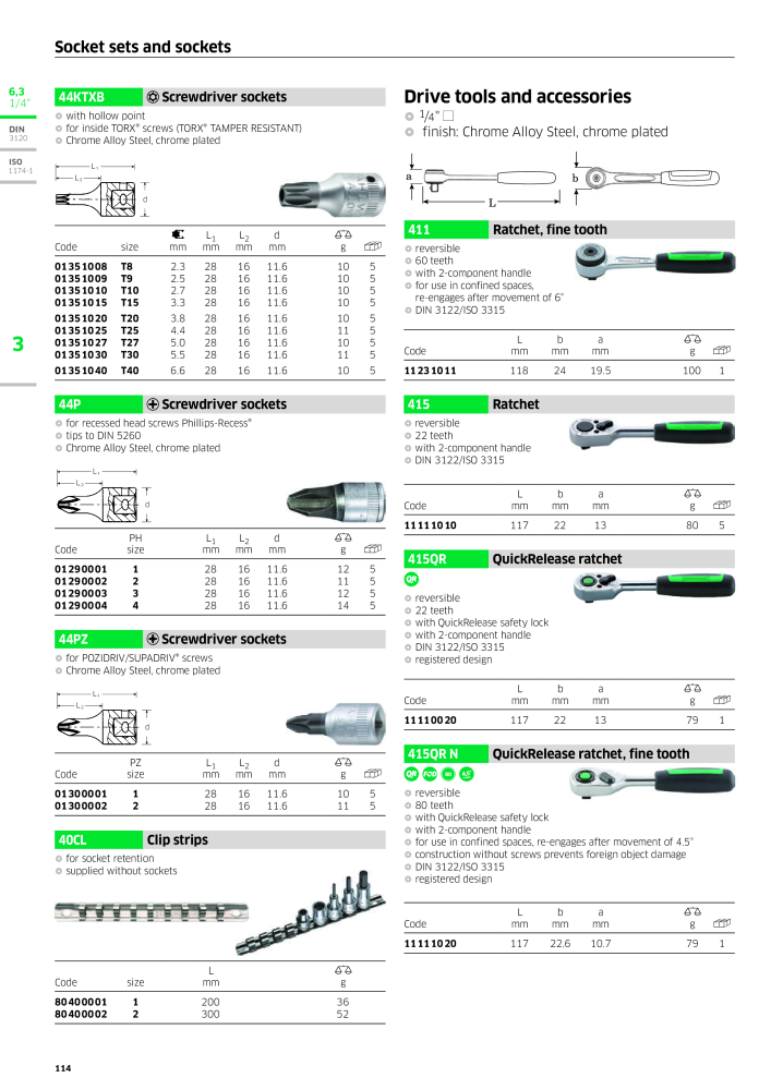 STAHLWILLE Main catalog Hand tools NR.: 2113 - Pagina 116