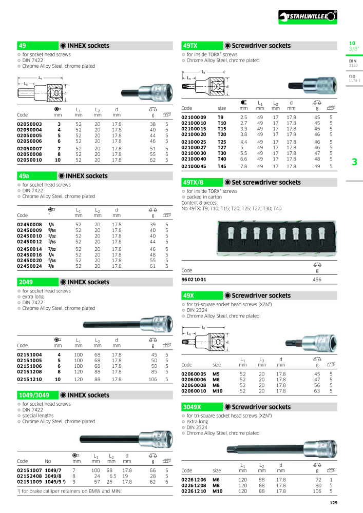 STAHLWILLE Main catalog Hand tools NO.: 2113 - Page 131