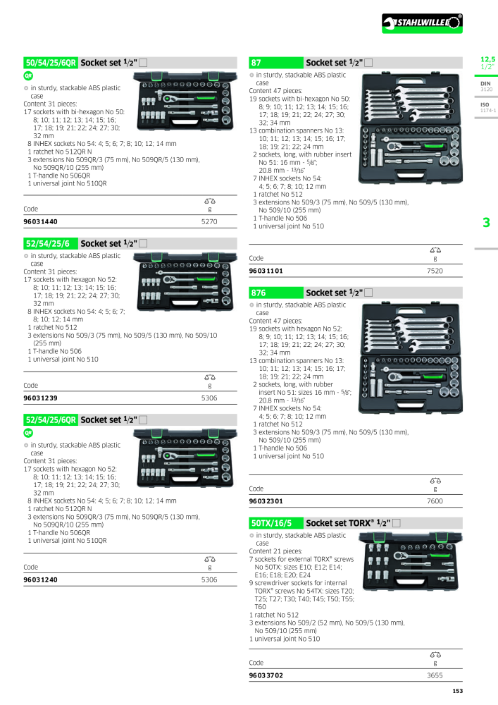 STAHLWILLE Main catalog Hand tools Nº: 2113 - Página 155