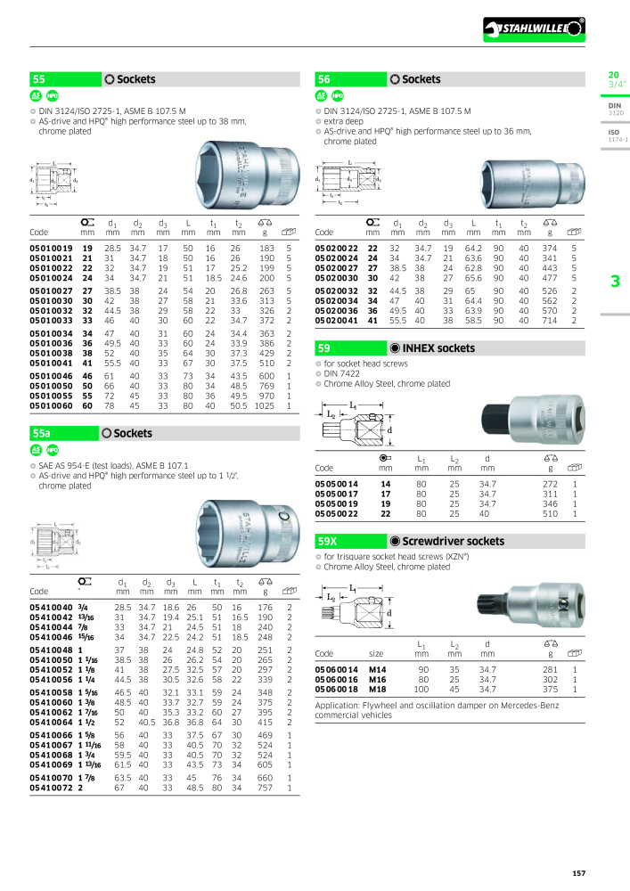 STAHLWILLE Main catalog Hand tools NO.: 2113 - Page 159