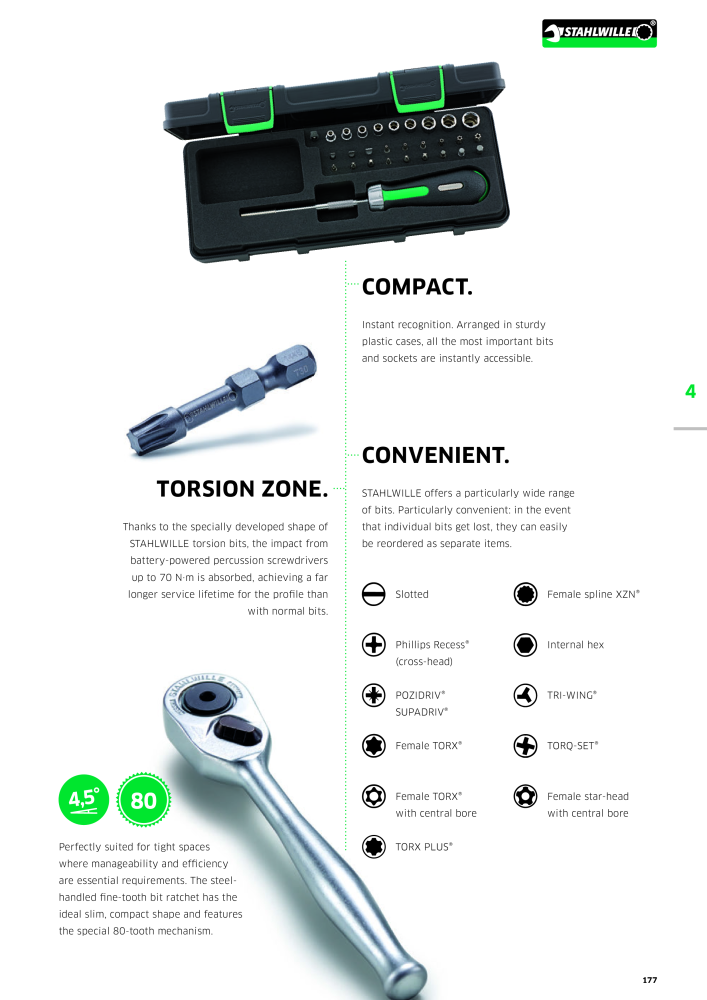 STAHLWILLE Main catalog Hand tools Nº: 2113 - Página 179