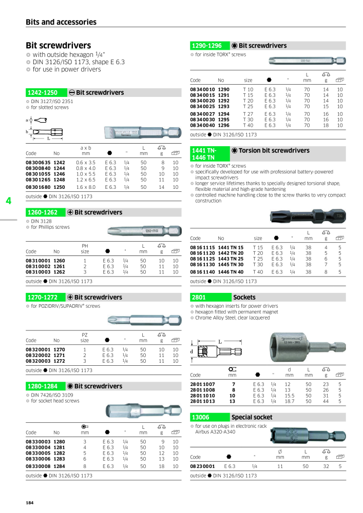 STAHLWILLE Main catalog Hand tools NO.: 2113 - Page 186