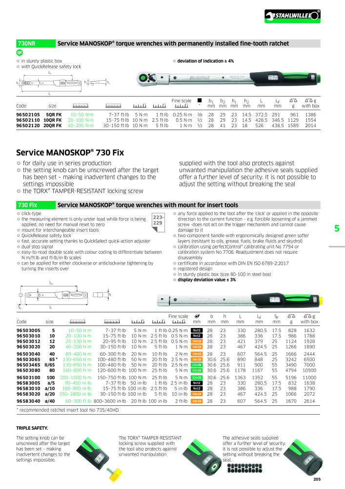 STAHLWILLE Main catalog Hand tools n.: 2113 - Pagina 207