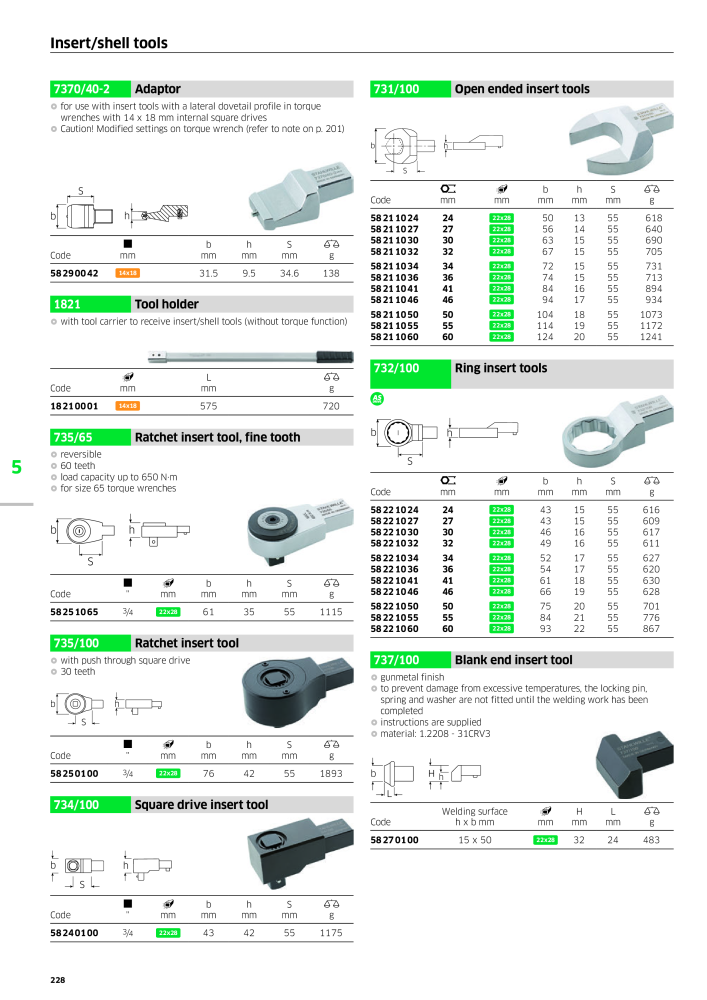 STAHLWILLE Main catalog Hand tools Nº: 2113 - Página 230