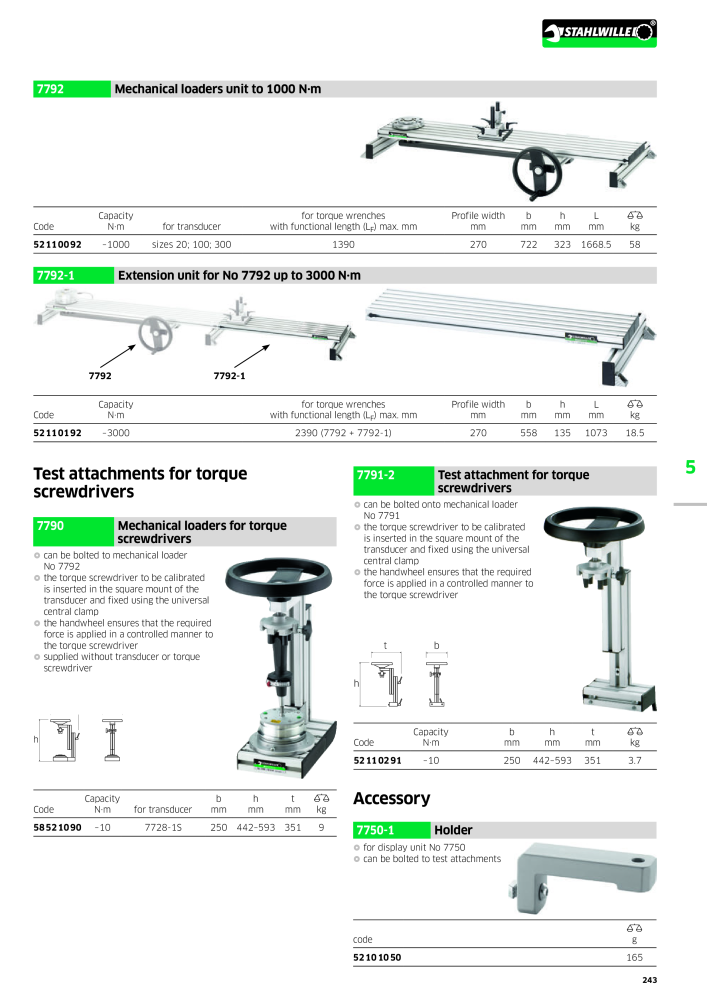 STAHLWILLE Main catalog Hand tools n.: 2113 - Pagina 245