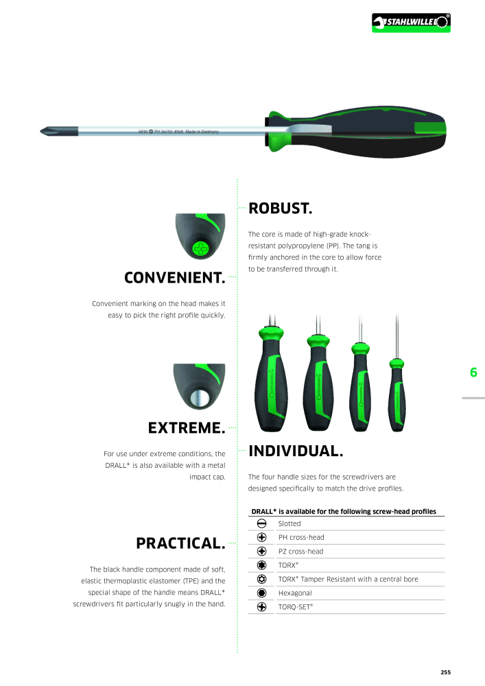 STAHLWILLE Main catalog Hand tools Nº: 2113 - Página 257