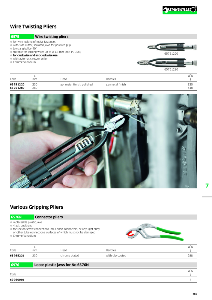 STAHLWILLE Main catalog Hand tools NR.: 2113 - Pagina 287