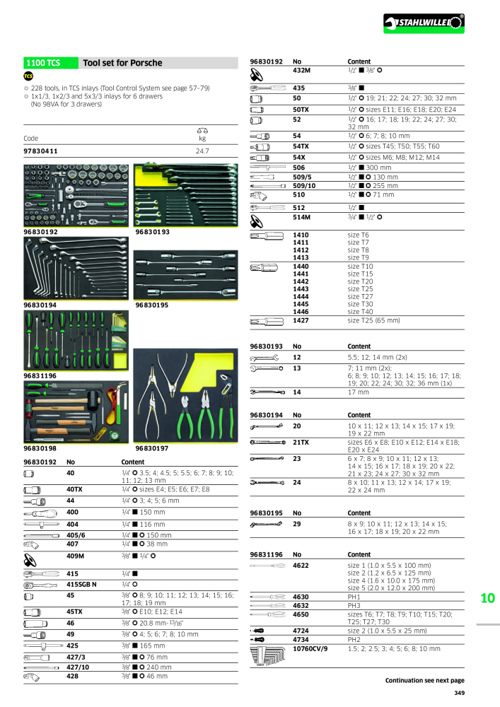 STAHLWILLE Main catalog Hand tools NO.: 2113 - Page 351