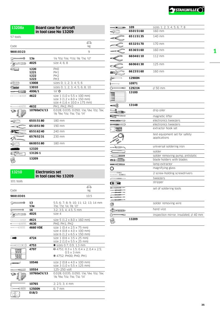 STAHLWILLE Main catalog Hand tools NR.: 2113 - Side 37