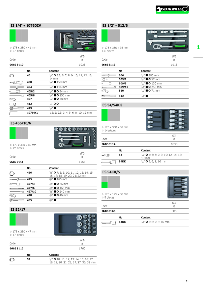 STAHLWILLE Main catalog Hand tools NO.: 2113 - Page 53