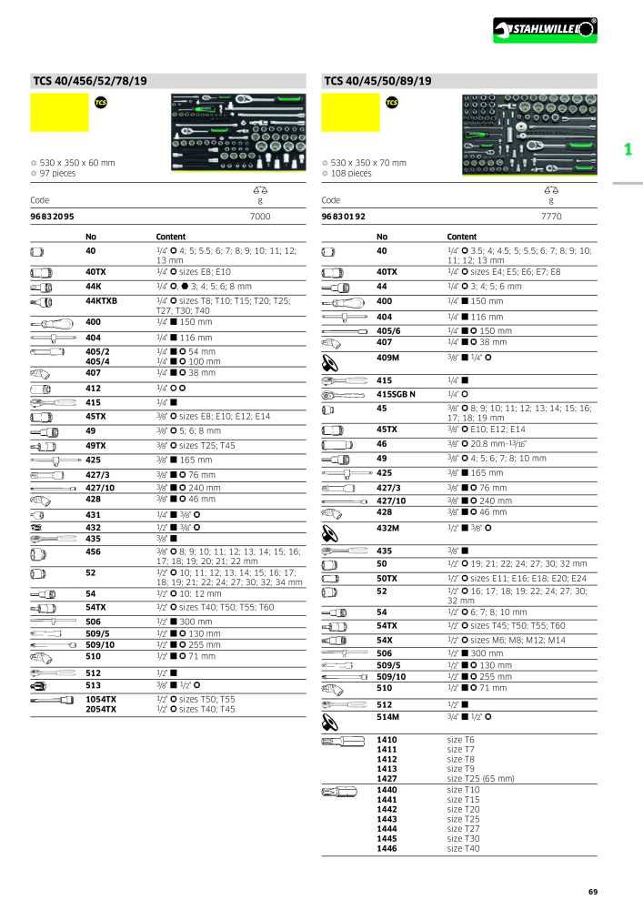 STAHLWILLE Main catalog Hand tools n.: 2113 - Pagina 71