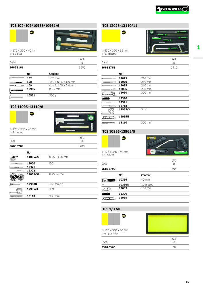 STAHLWILLE Main catalog Hand tools n.: 2113 - Pagina 81