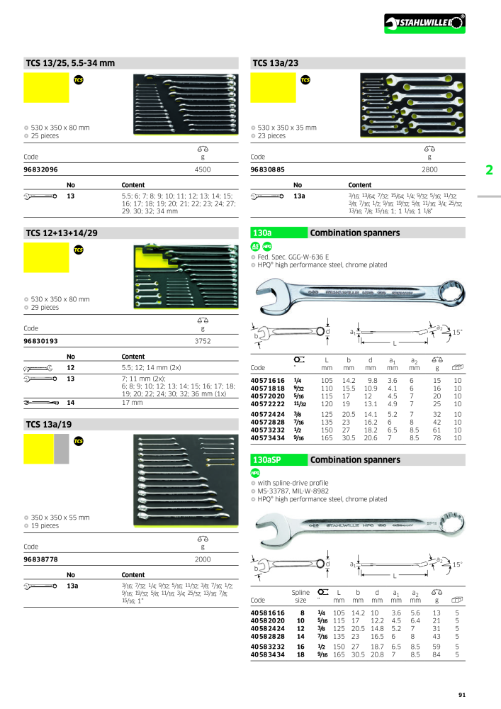 STAHLWILLE Main catalog Hand tools NR.: 2113 - Pagina 93