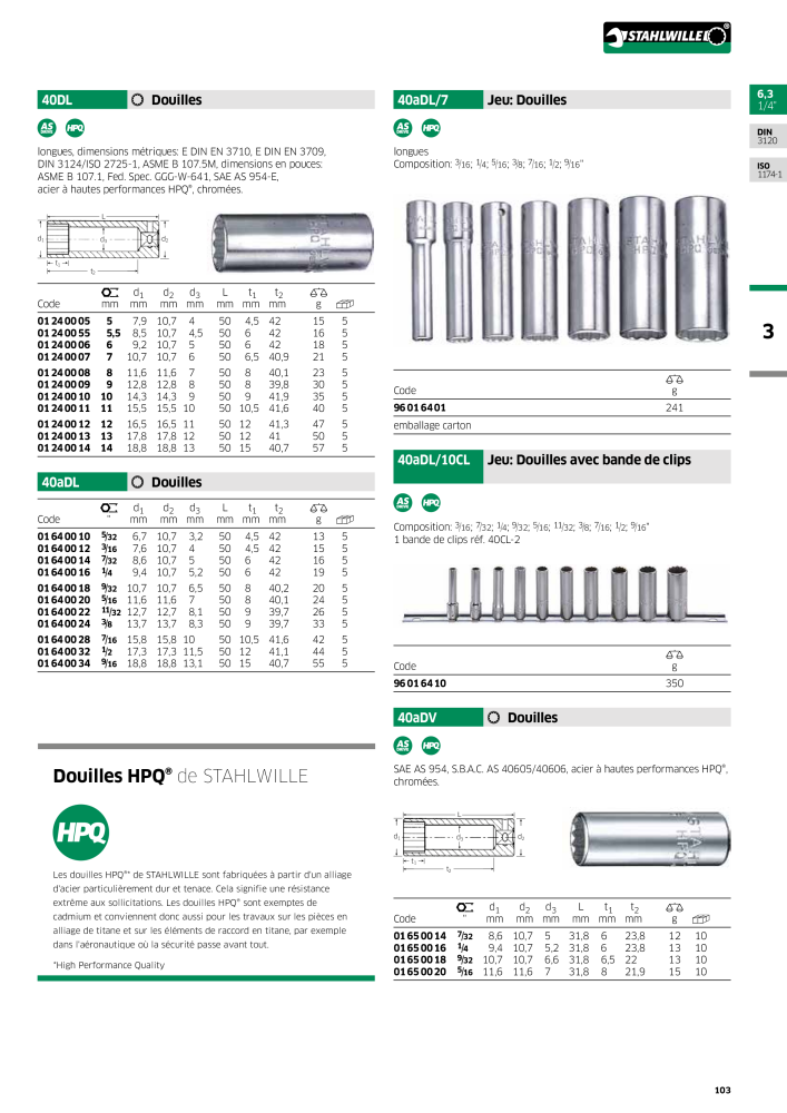 STAHLWILLE Hauptkatalog Handwerkzeuge Nb. : 2115 - Page 105