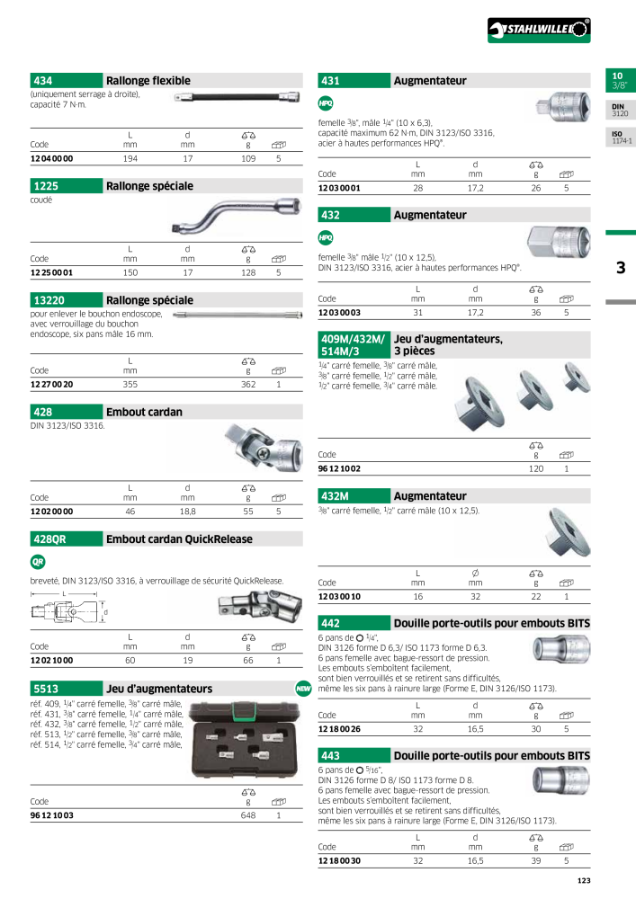 STAHLWILLE Hauptkatalog Handwerkzeuge n.: 2115 - Pagina 125