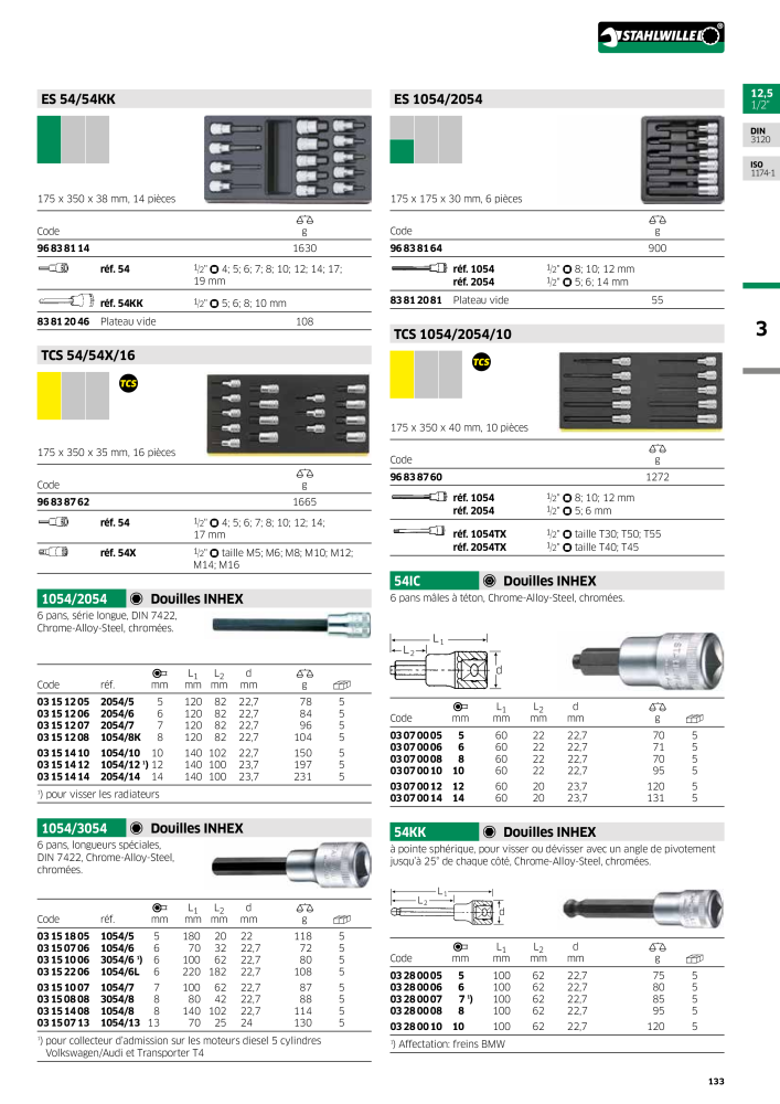 STAHLWILLE Hauptkatalog Handwerkzeuge Nb. : 2115 - Page 135