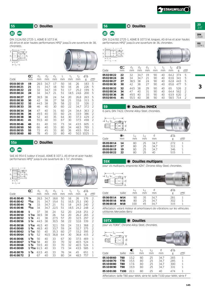 STAHLWILLE Hauptkatalog Handwerkzeuge Nb. : 2115 - Page 147