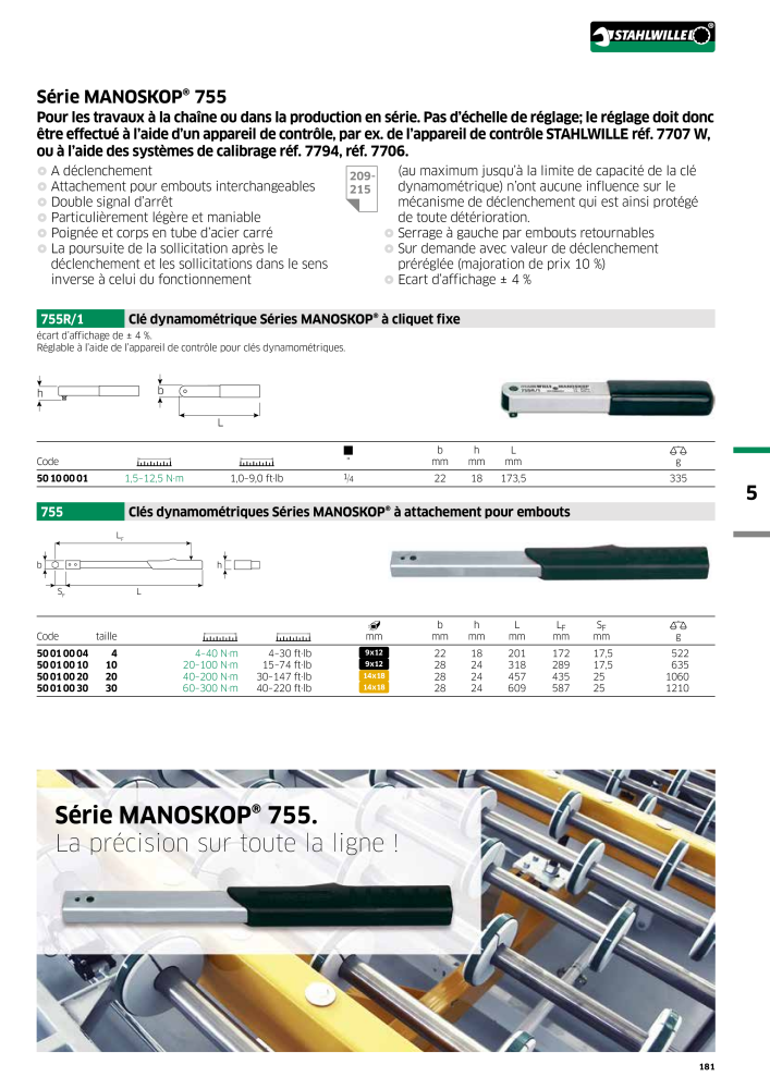 STAHLWILLE Hauptkatalog Handwerkzeuge Nb. : 2115 - Page 183