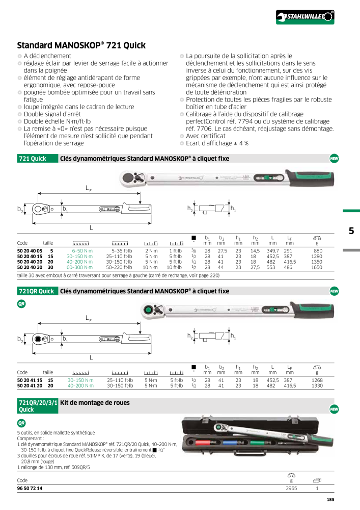 STAHLWILLE Hauptkatalog Handwerkzeuge NO.: 2115 - Page 187