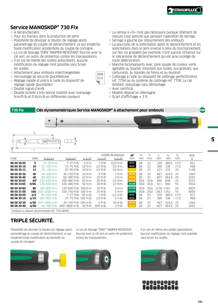 STAHLWILLE Hauptkatalog Handwerkzeuge NR.: 2115 - Strona 193