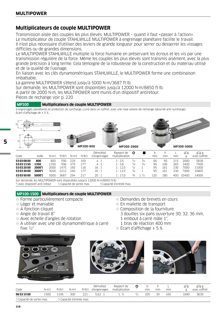 STAHLWILLE Hauptkatalog Handwerkzeuge Nb. : 2115 - Page 220